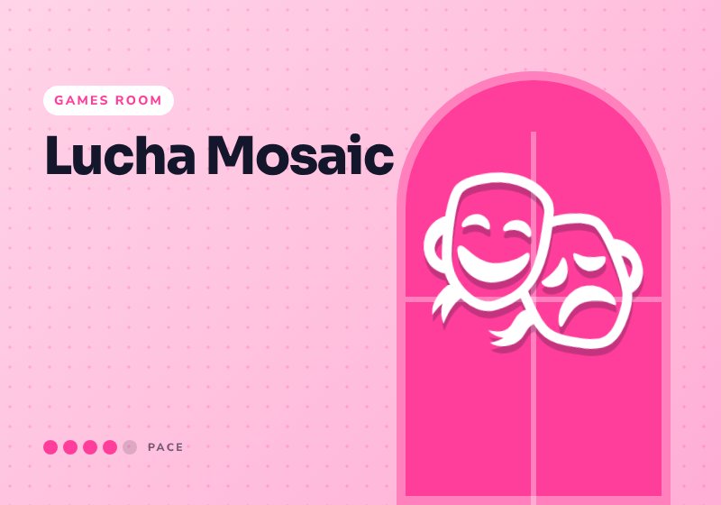 Lucha Mosaic artwork