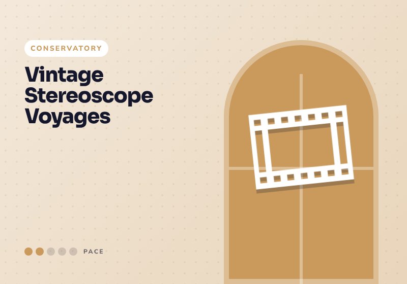 Vintage Stereoscope Voyages artwork