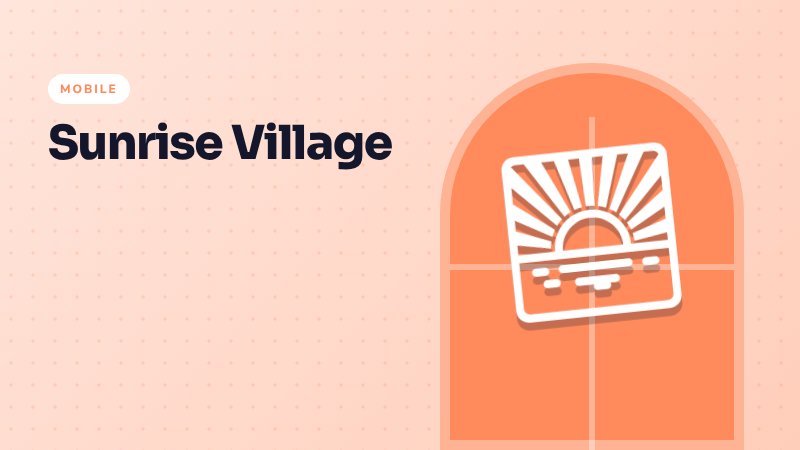 Sunrise Village artwork